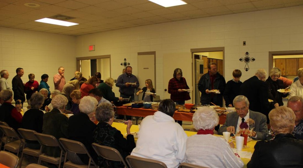 Thanksgiving fellowship meal